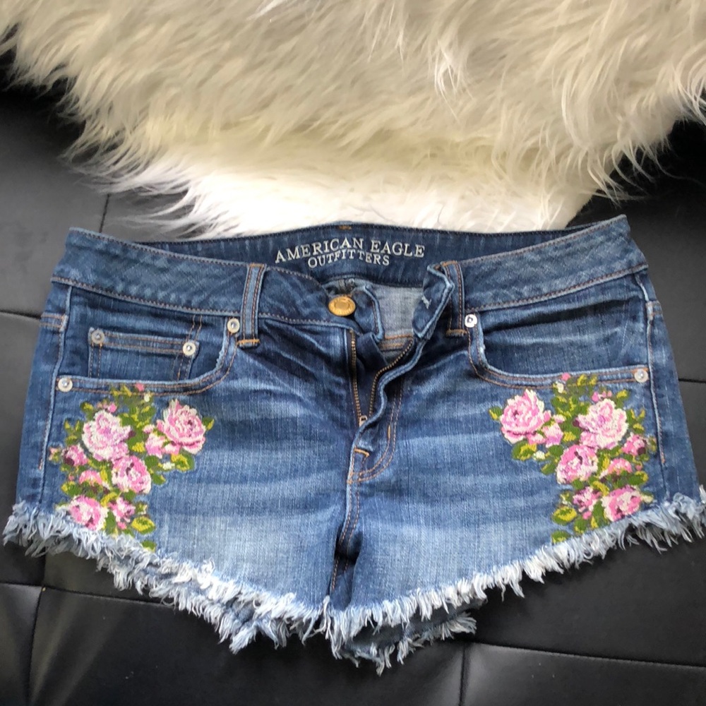 America Eagle 🦅 jean cut off shorts